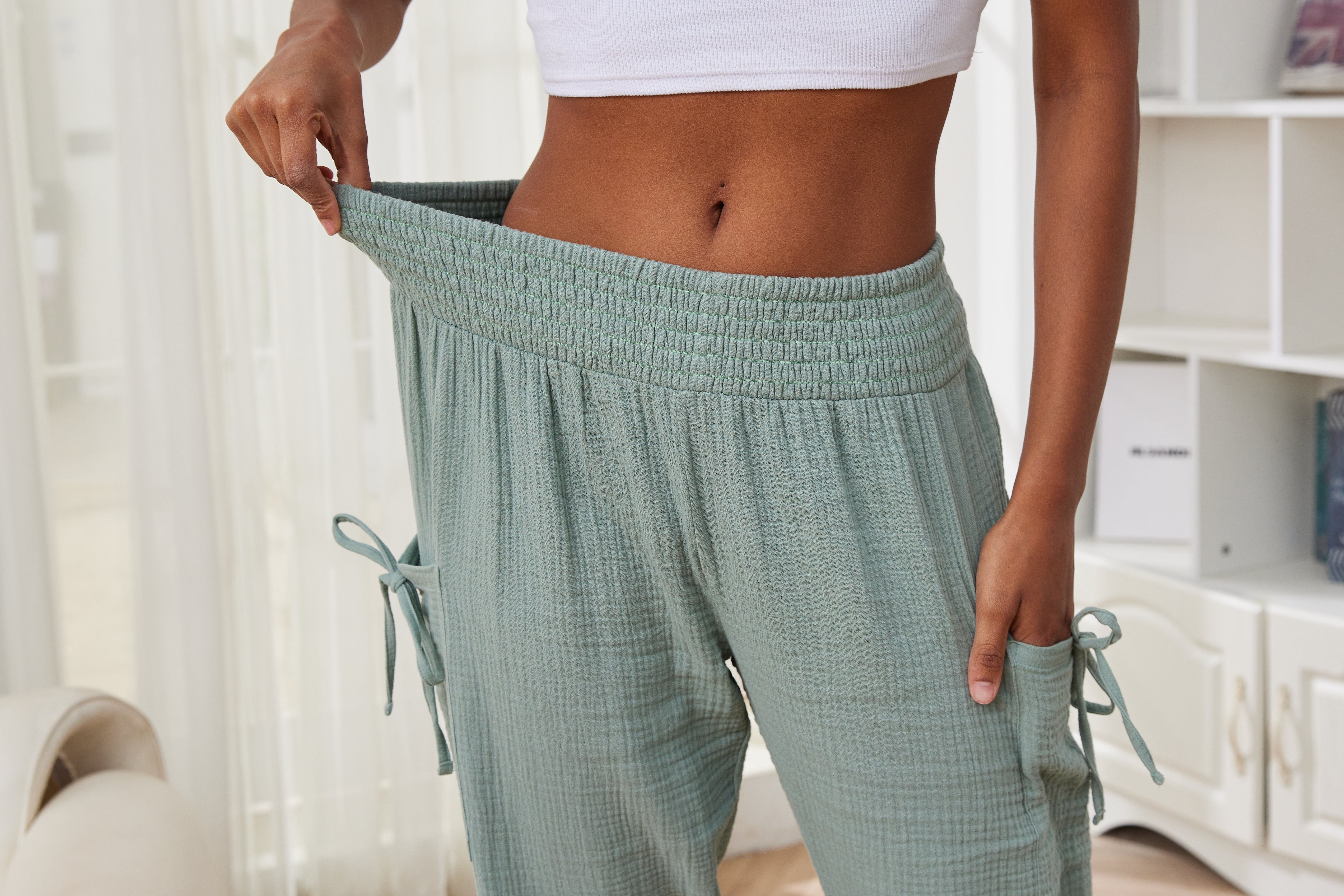 Reya Relaxed Fit Pant - Sage