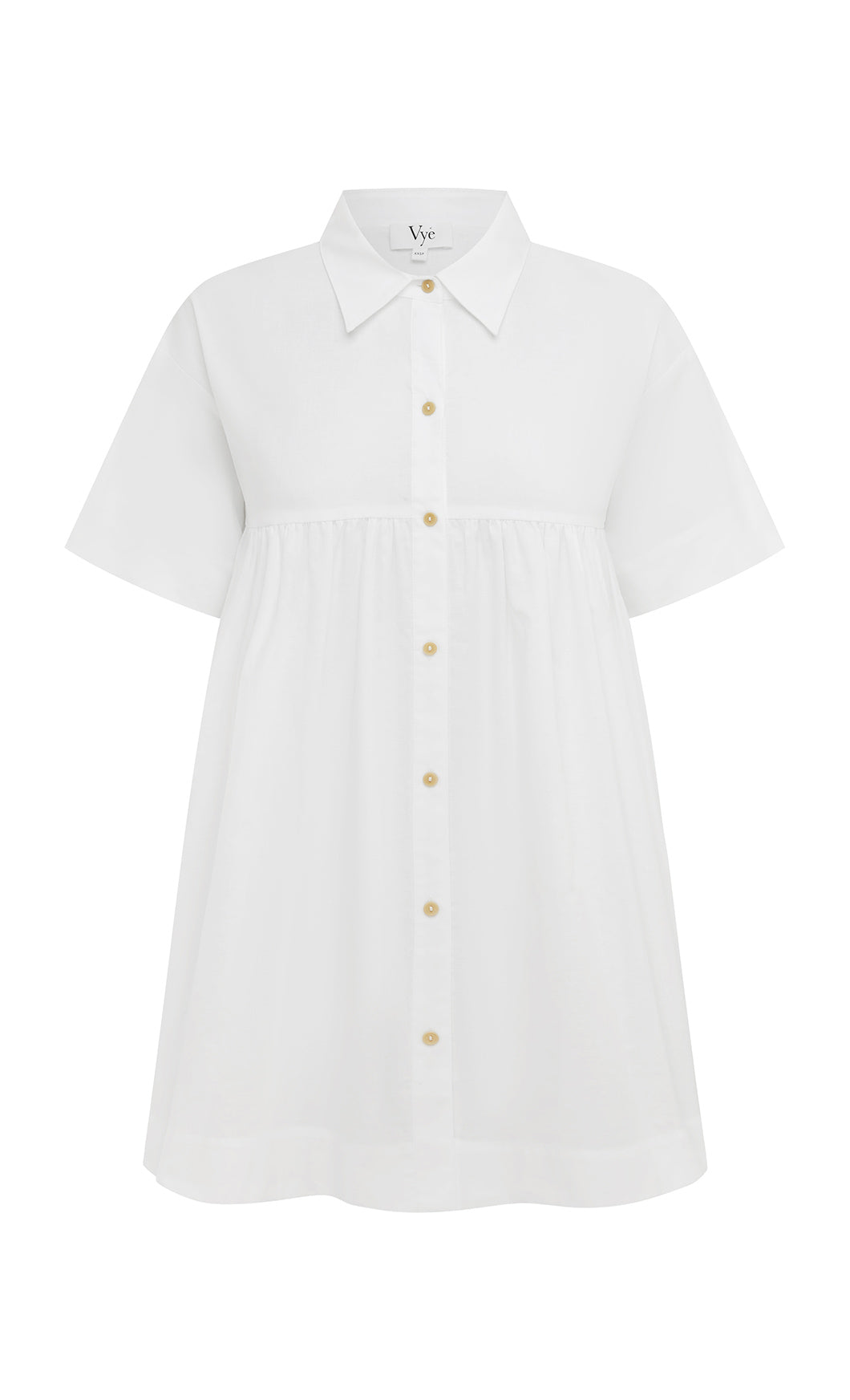 White Verity Shirt Dress