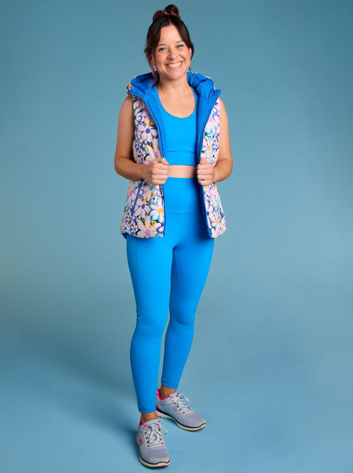 Mama Movement Activewear Recycle PET Cobalt Blue Everyday Legging XS to XXXL at Style Society Marketplace great colour for all activities