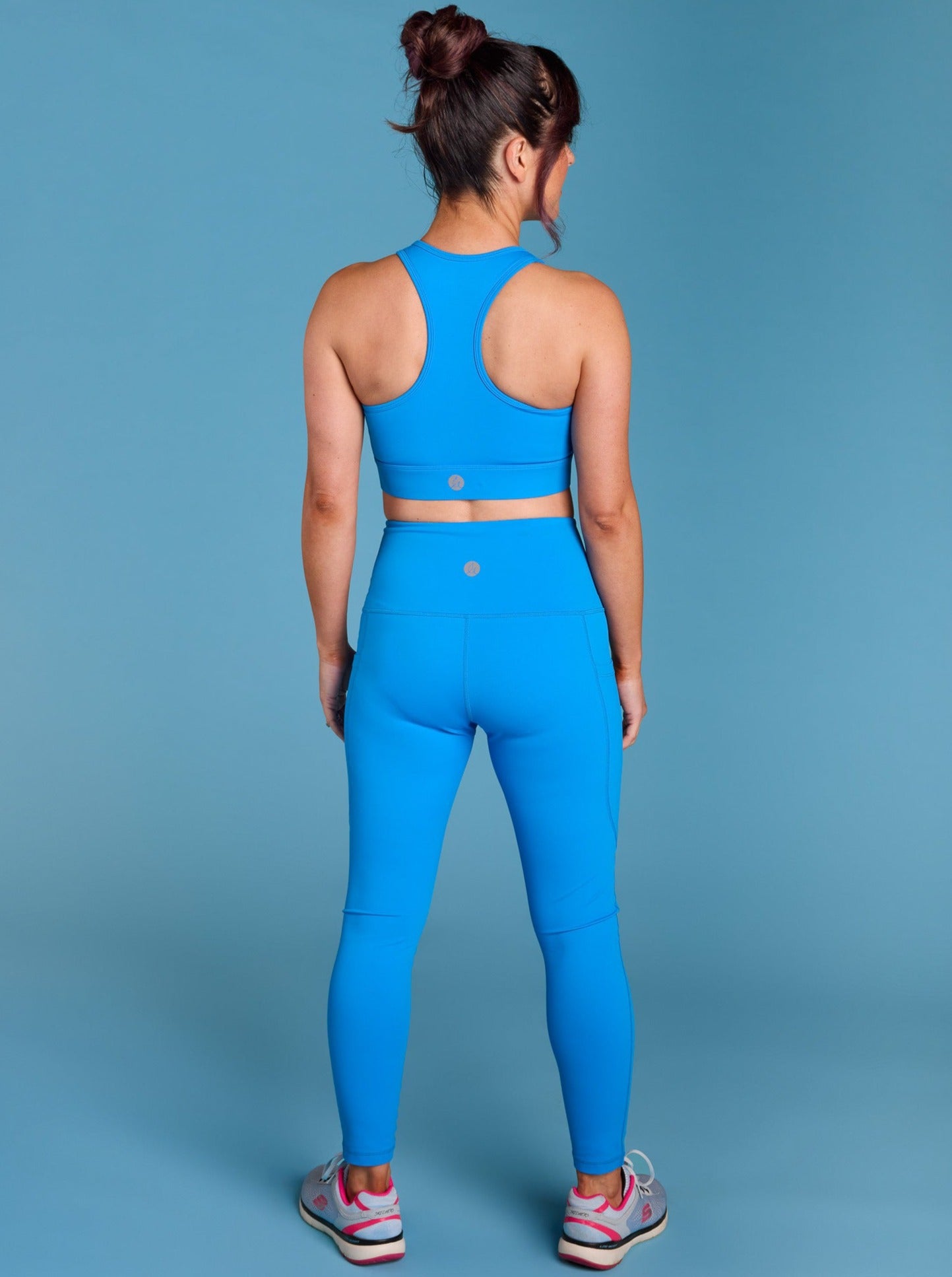 Mama Movement Activewear Recycle PET Cobalt Blue Everyday Legging XS to XXXL at Style Society Marketplace suits all body sizes