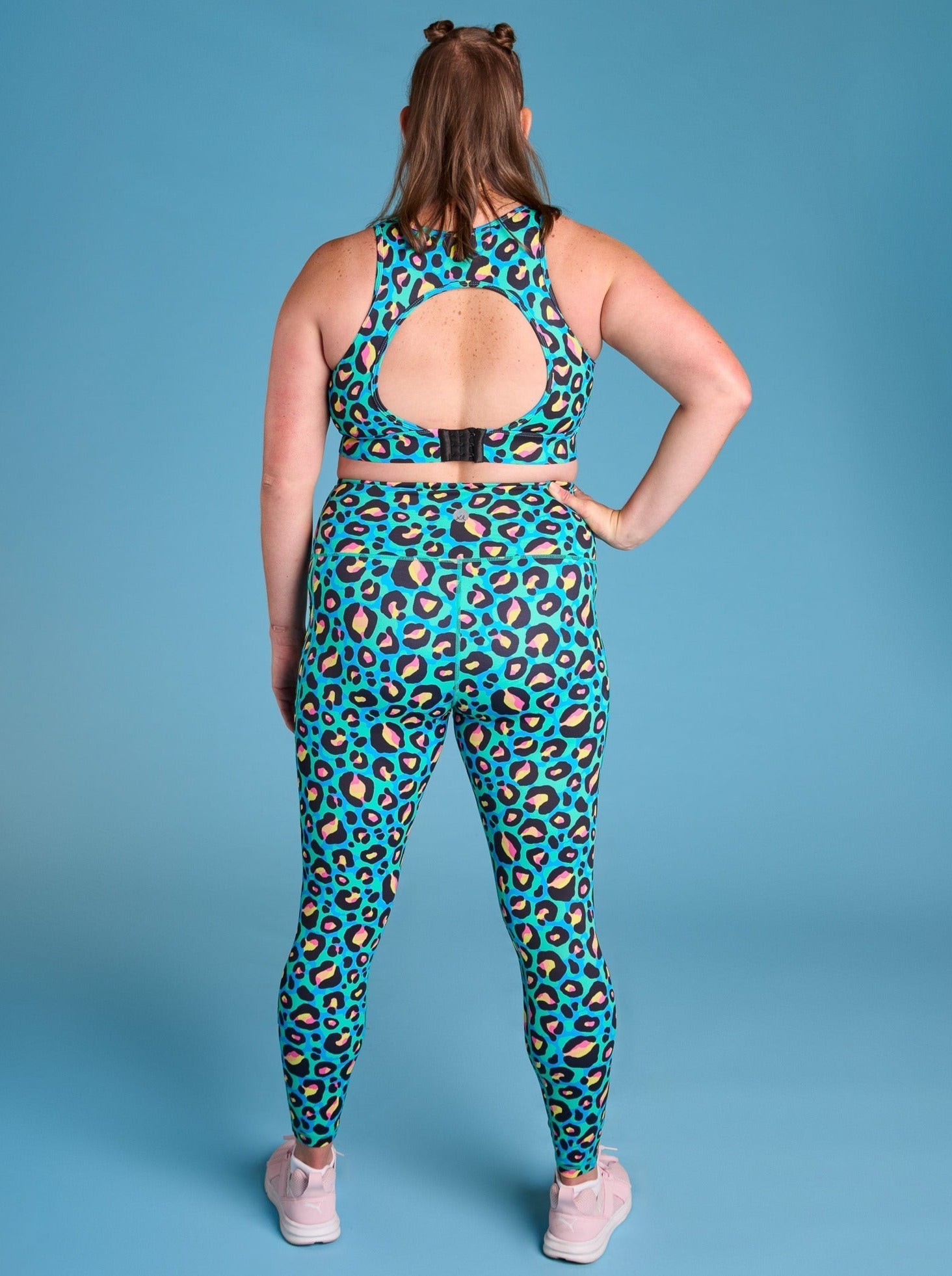 Neon Leopard Liberty Hookback Crop - Style Society Marketplace back