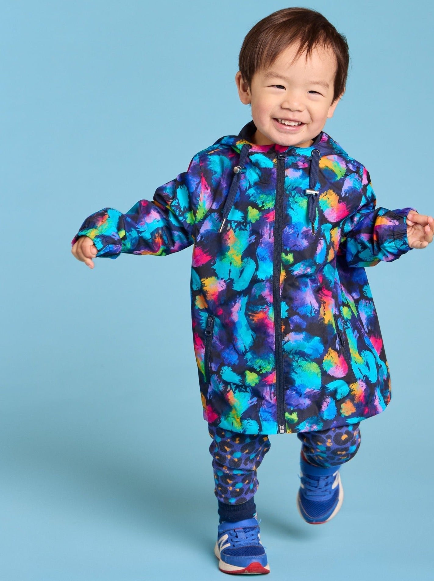Kids Rainbow Splatter Raincoat - Style Society Marketplace So CUTE