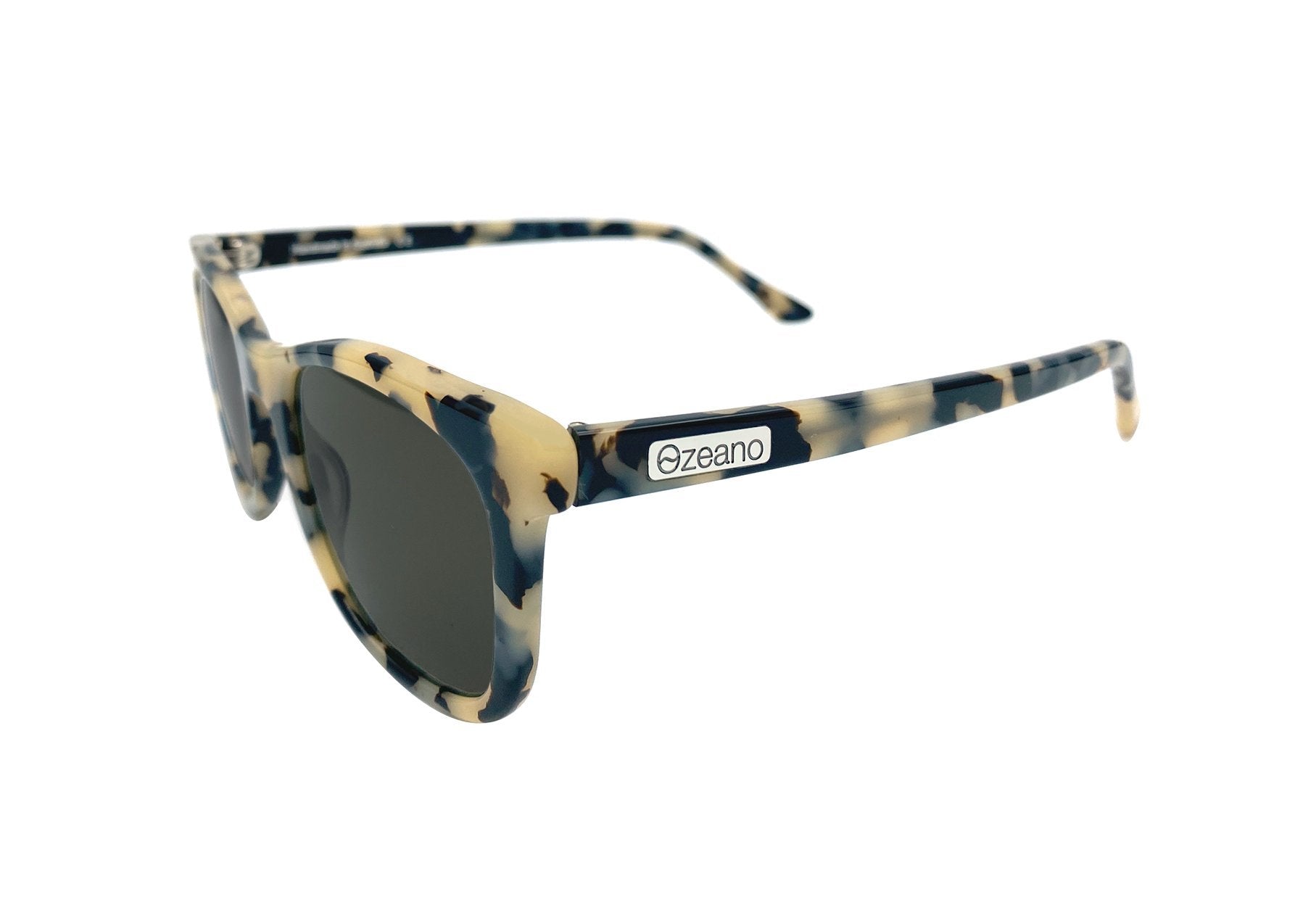 Black and white polarised sunglasses from Ozeano Vision